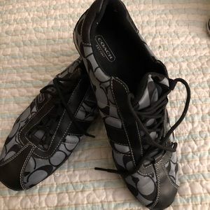 Coach satin sneakers